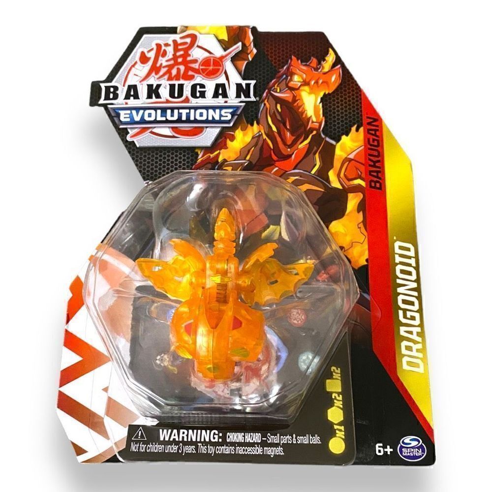 Bakugan Evolutions Dragonoid Elemental Chase (Orange) Battle Figure Spin Master